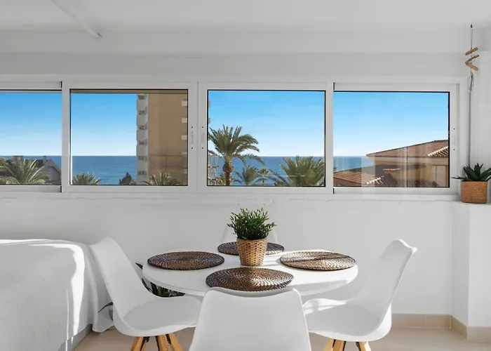 Penthouse Apartment In Benalmadena Costa, Beach - Seaview - Pool - 40M2 Private Terrace - One Bedroom - Sleeping Alcove