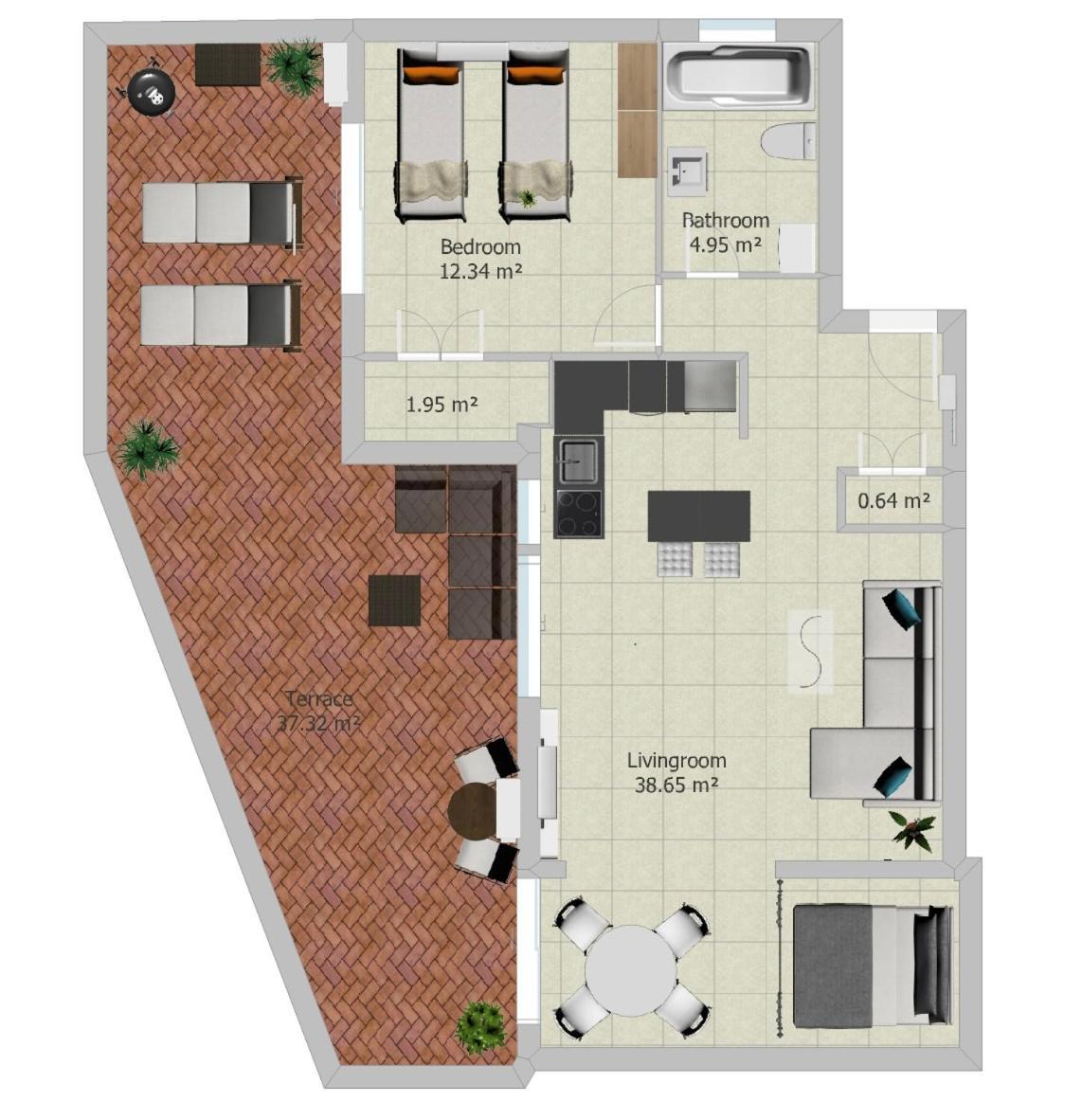 Penthouse In Costa, - Seaview - Pool - 40m2 Private Terrace - One Bedroom - Sleeping Alcove Holiday home Benalmadena