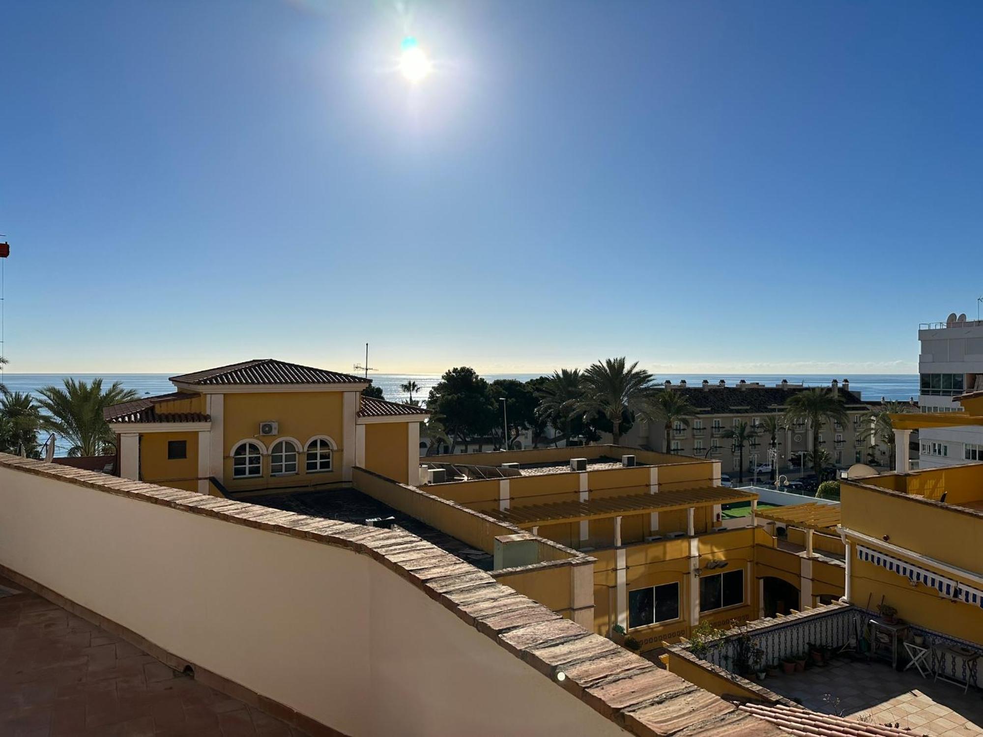 Penthouse In Costa, - Seaview - Pool - 40m2 Private Terrace - One Bedroom - Sleeping Alcove Holiday home *