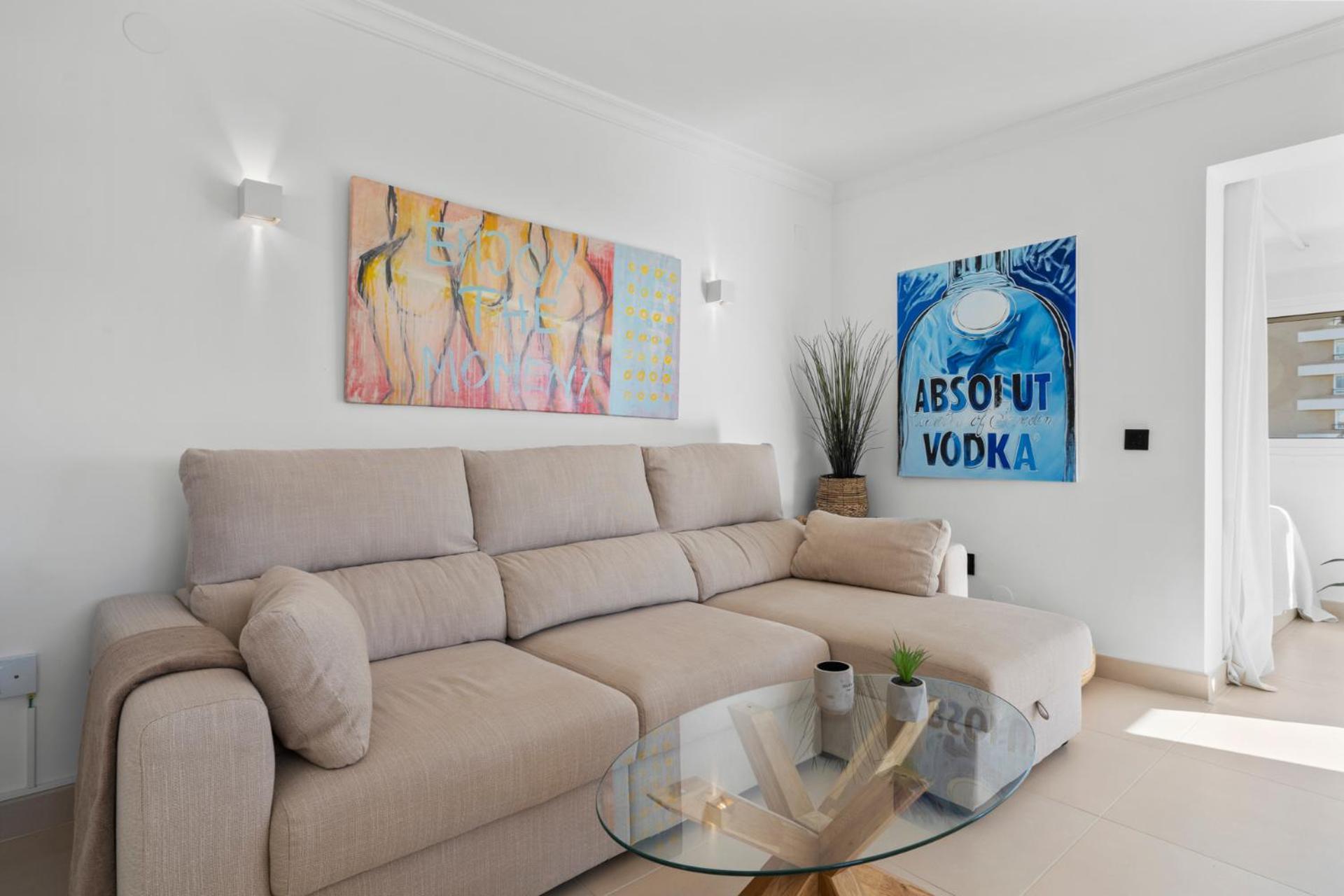 Penthouse In Costa, - Seaview - Pool - 40m2 Private Terrace - One Bedroom - Sleeping Alcove *