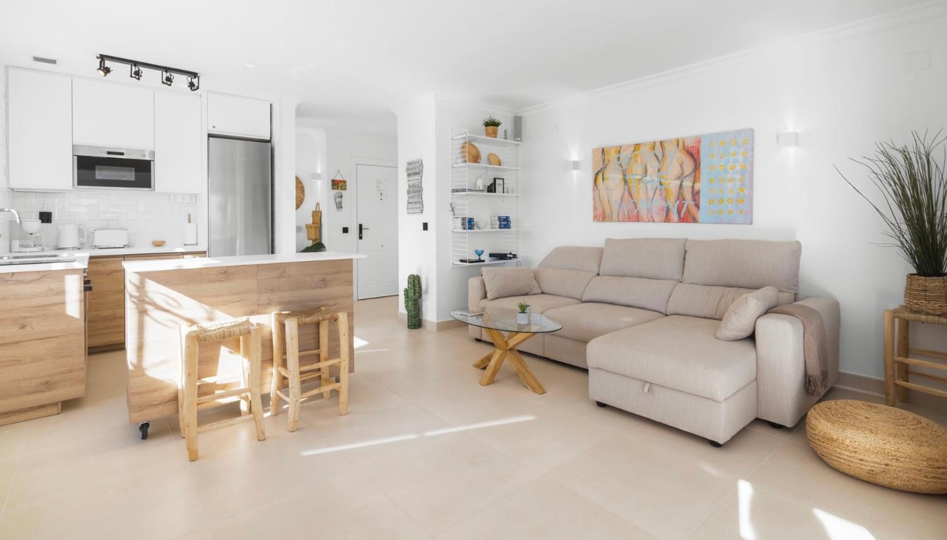 Penthouse In Costa, - Seaview - Pool - 40m2 Private Terrace - One Bedroom - Sleeping Alcove Holiday home